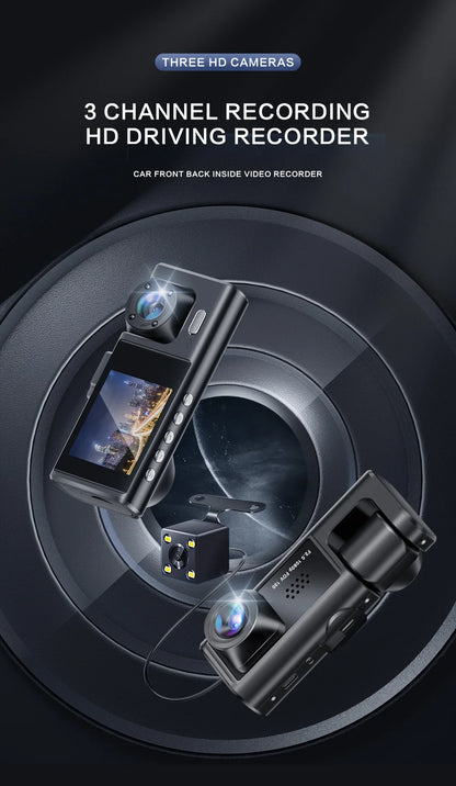 1080P Dual Camera Dash Cam - front view