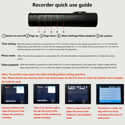 1080P Dual Camera Dash Cam - full kit