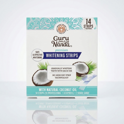 GuruNanda Teeth Whitening Strips — 14 Strips